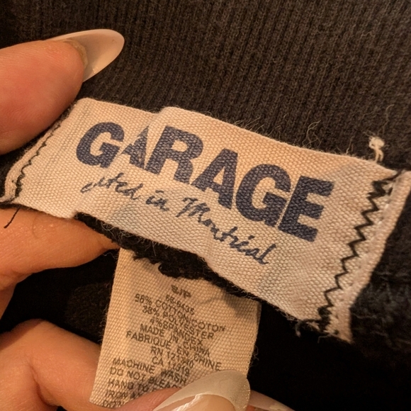 Garage Black Joggers Slim Fit Low Rise - Picture 5 of 6